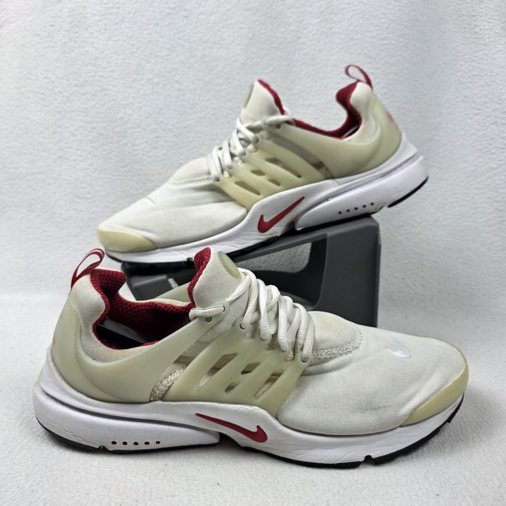 Nike Air Presto White University Red Sneakers Men's Shoes Size 13 Low Top